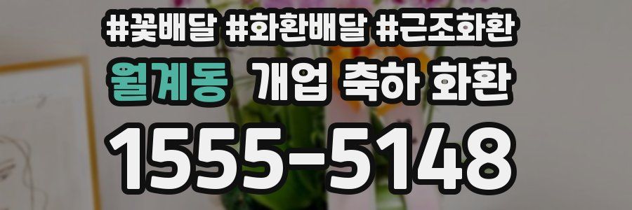월계동 개업 축하 화환