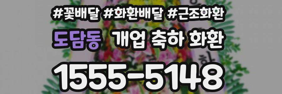 도담동 개업 축하 화환
