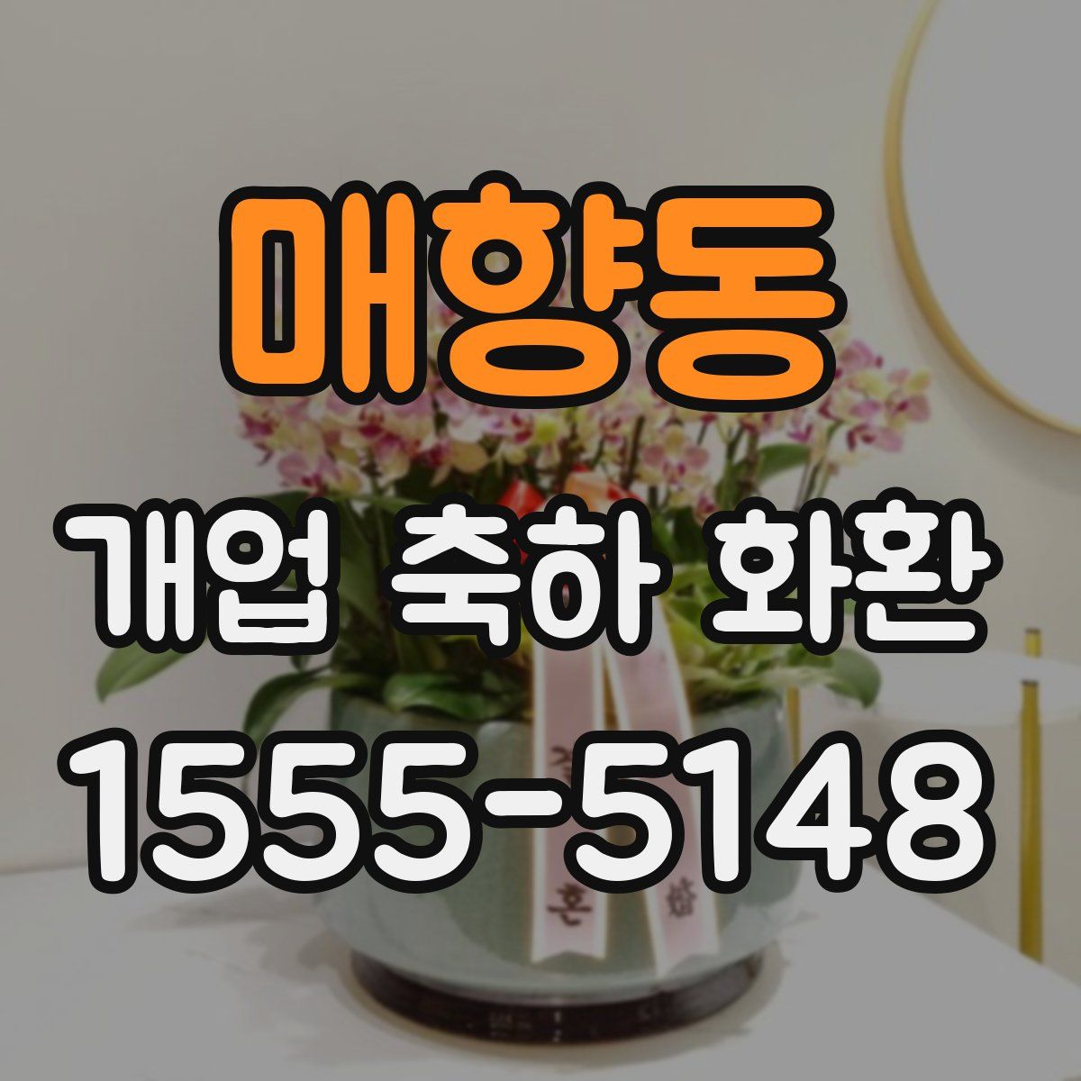 매향동 개업 축하 화환