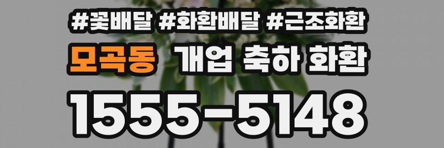 모곡동 개업 축하 화환