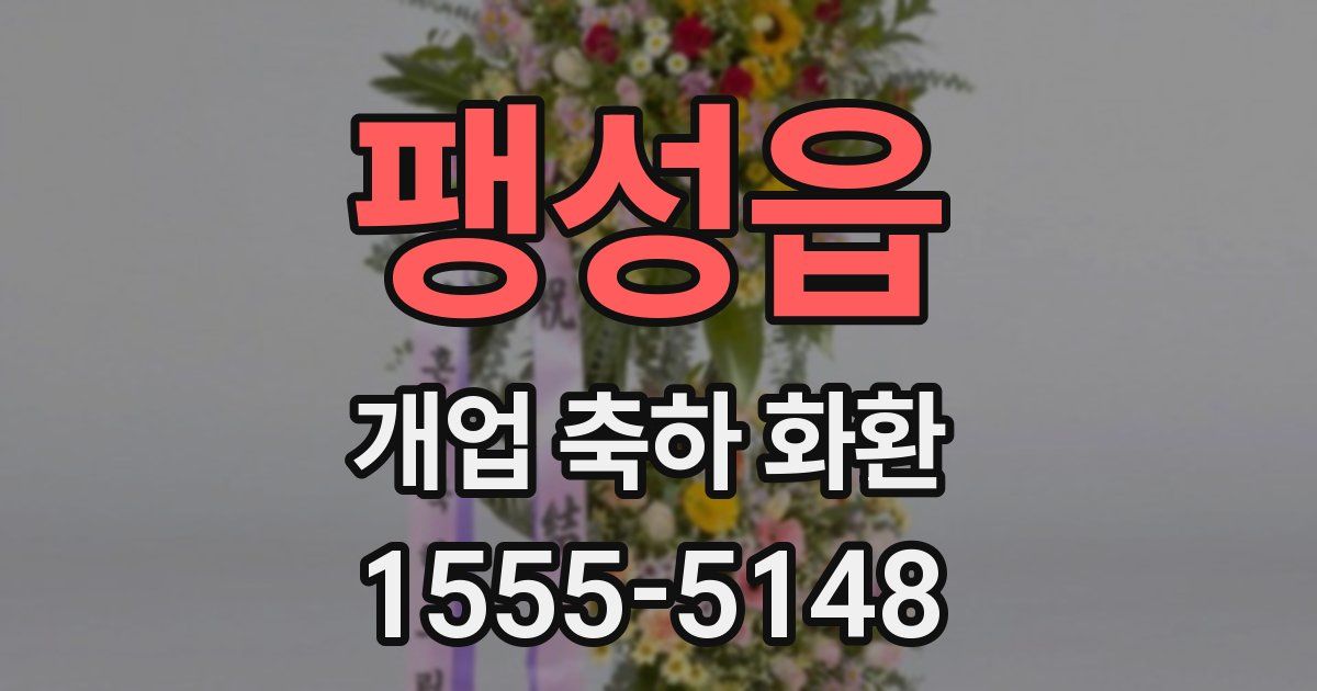 팽성읍 개업 축하 화환