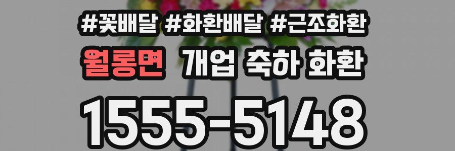 월롱면 개업 축하 화환