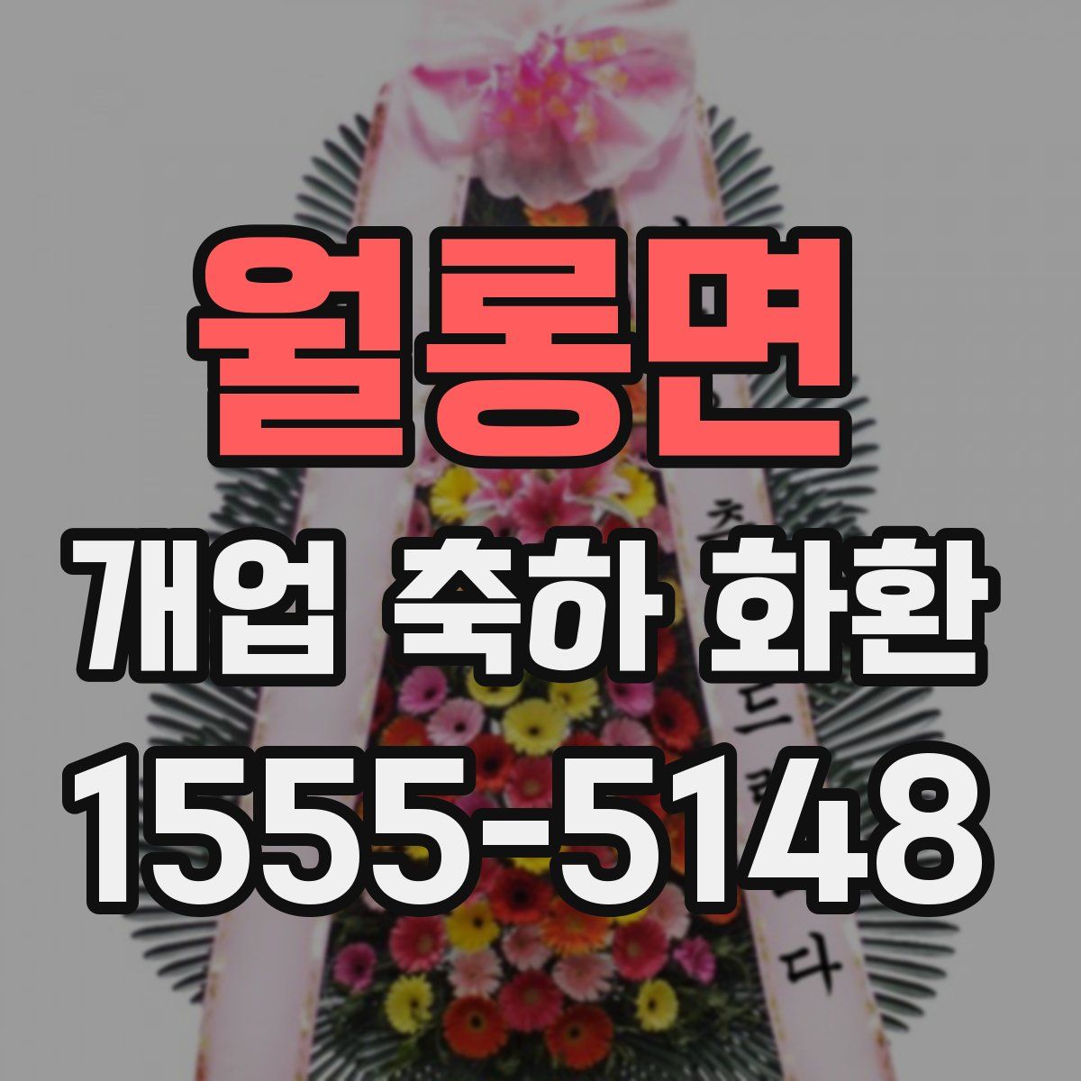 월롱면 개업 축하 화환