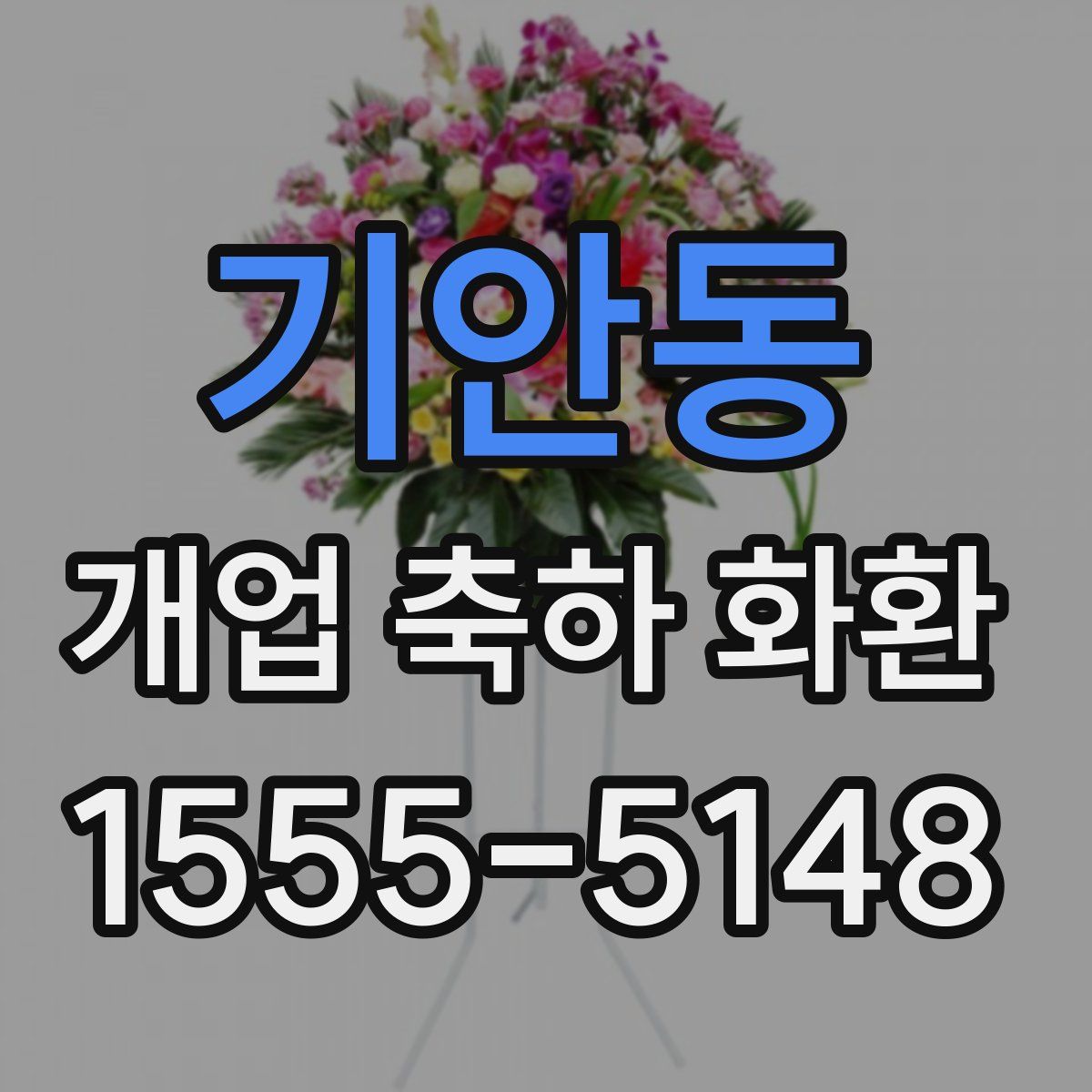 기안동 개업 축하 화환