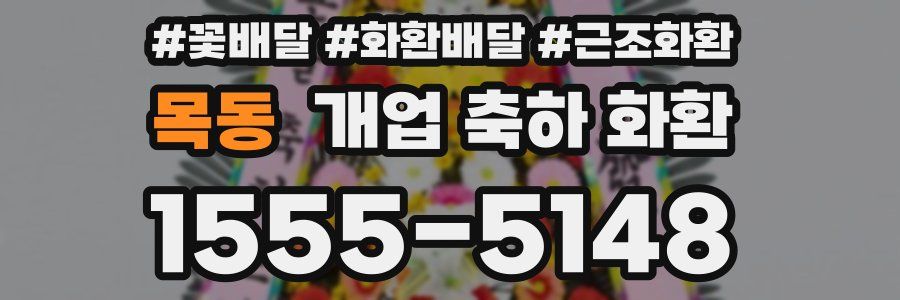 목동 개업 축하 화환