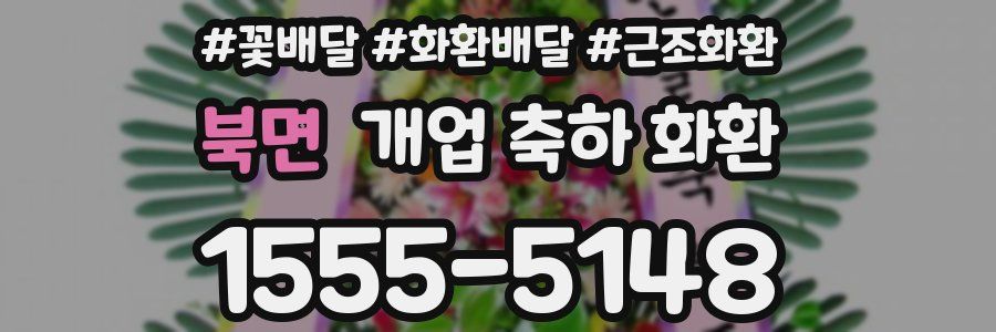 북면 개업 축하 화환