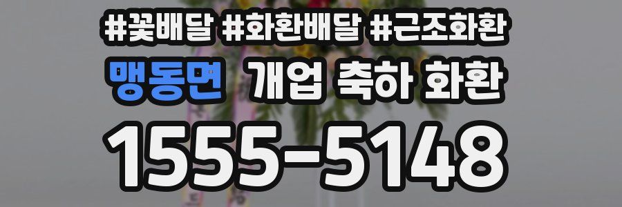 맹동면 개업 축하 화환