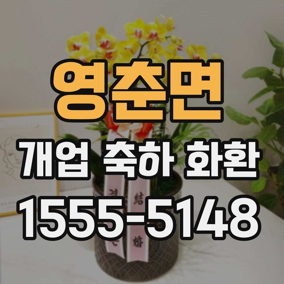 영춘면 개업 축하 화환