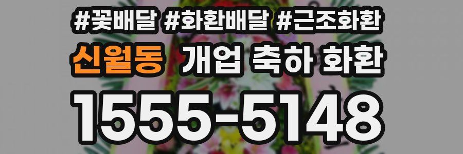 신월동 개업 축하 화환