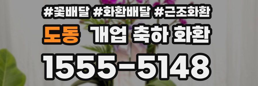 도동 개업 축하 화환