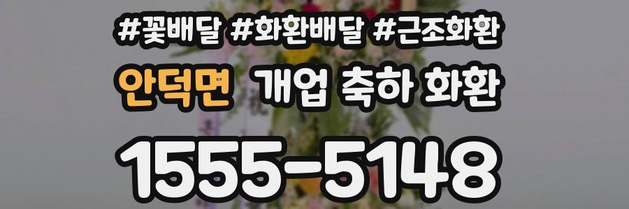 안덕면 개업 축하 화환