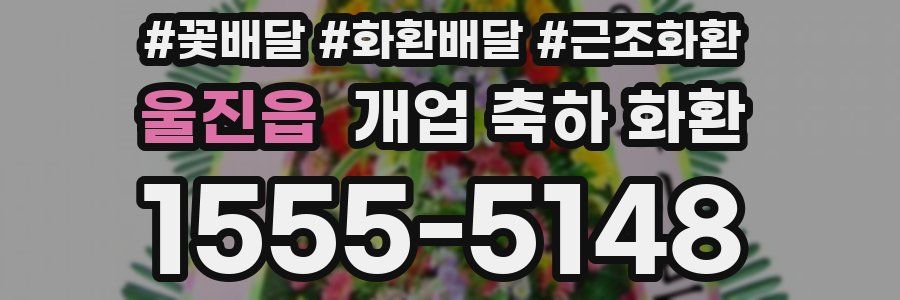 울진읍 개업 축하 화환