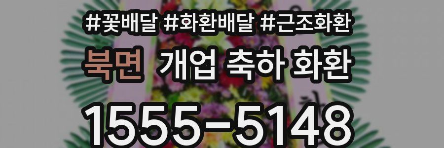 북면 개업 축하 화환