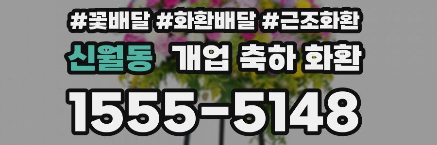 신월동 개업 축하 화환