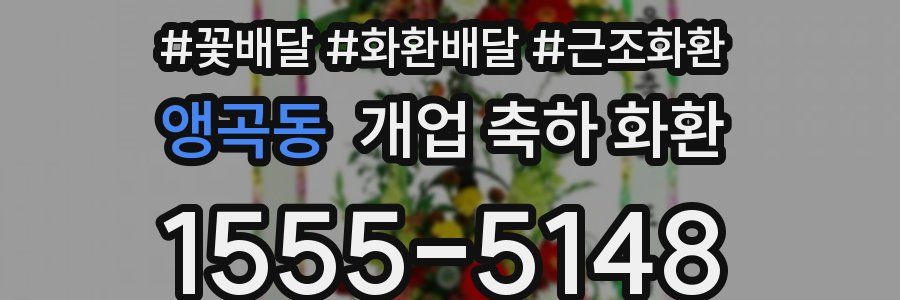 앵곡동 개업 축하 화환