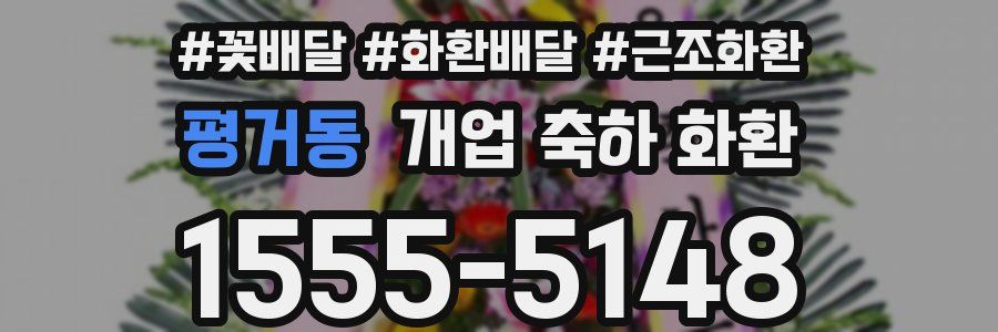 평거동 개업 축하 화환