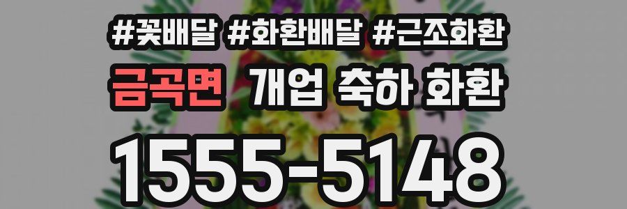금곡면 개업 축하 화환