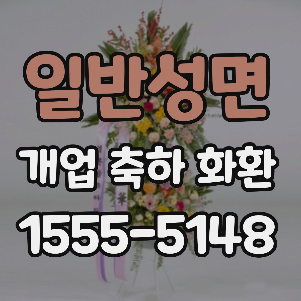 일반성면 개업 축하 화환