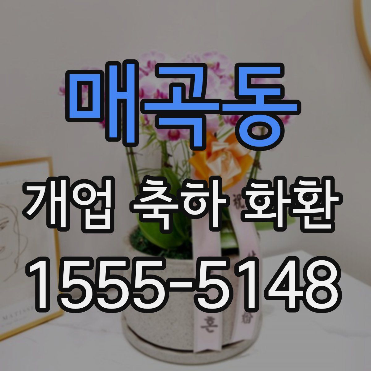 매곡동 개업 축하 화환