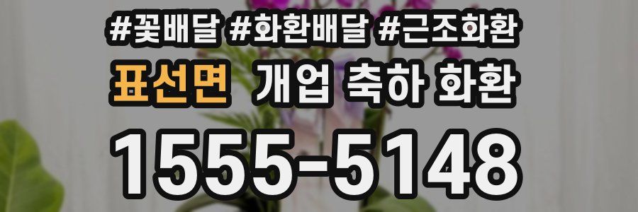 표선면 개업 축하 화환
