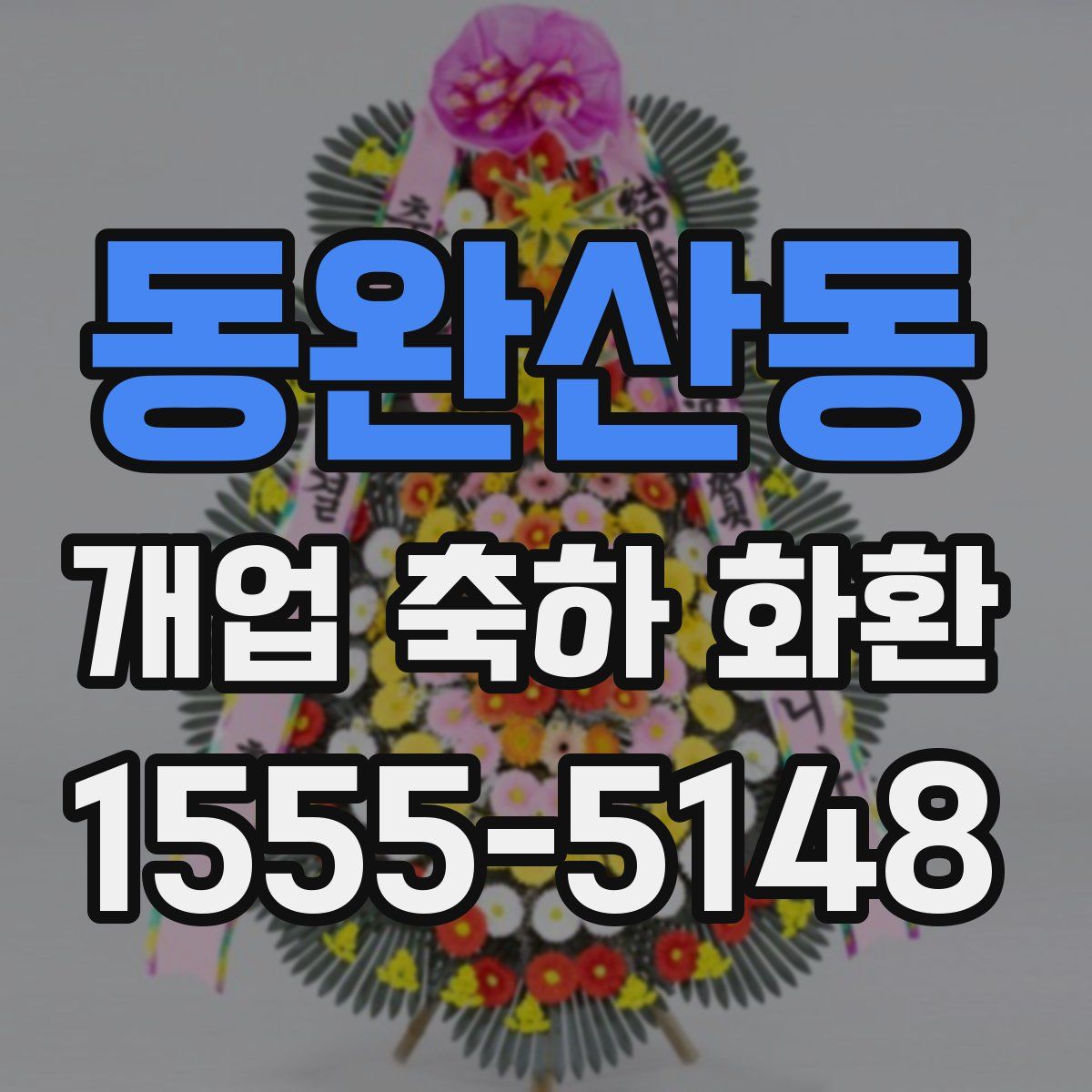 동완산동 개업 축하 화환