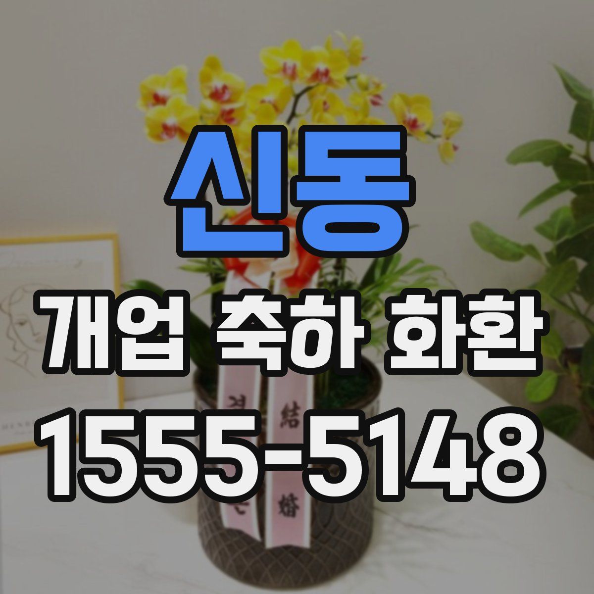 신동 개업 축하 화환