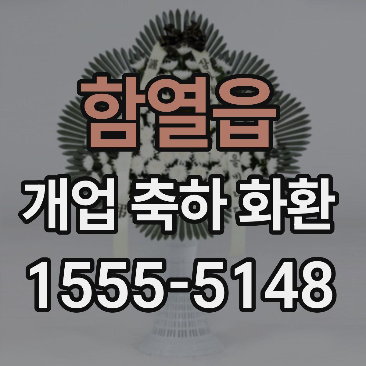 함열읍 개업 축하 화환