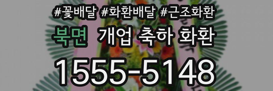 북면 개업 축하 화환