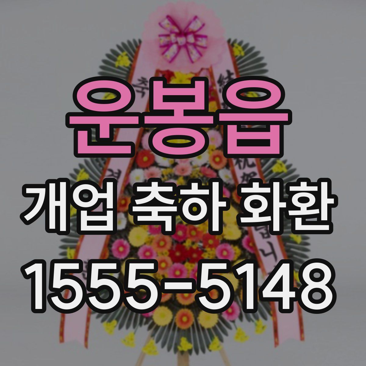 운봉읍 개업 축하 화환