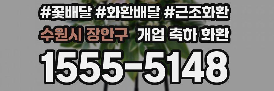 수원시 장안구 개업 축하 화환