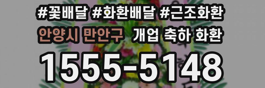 안양시 만안구 개업 축하 화환