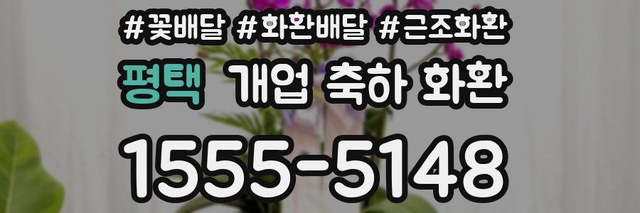 평택 개업 축하 화환