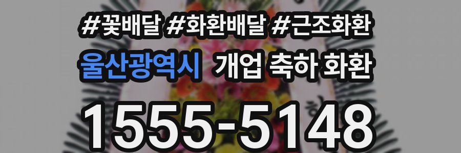 울산광역시 개업 축하 화환