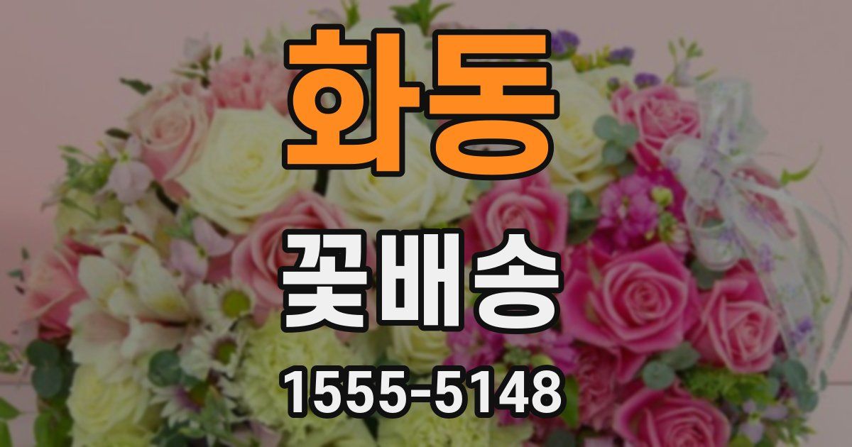 화동 꽃배송