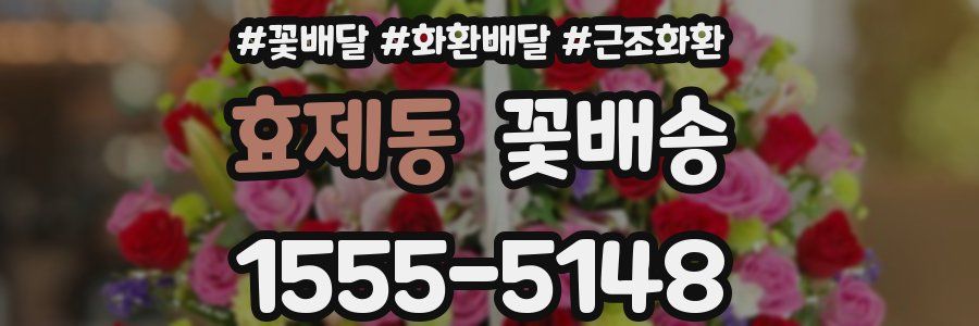효제동 꽃배송