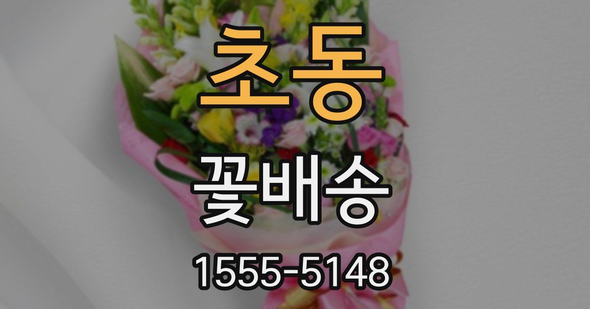 초동 꽃배송
