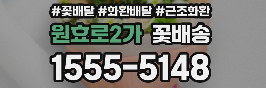 원효로2가 꽃배송