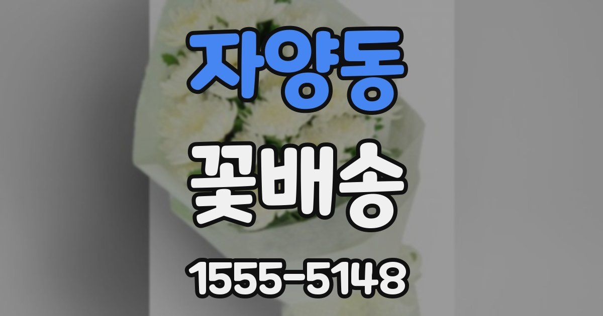 자양동 꽃배송
