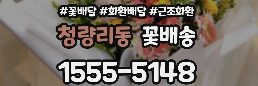 청량리동 꽃배송