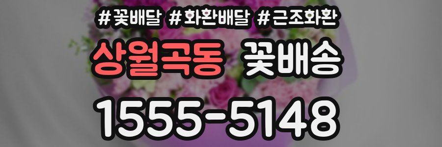 상월곡동 꽃배송