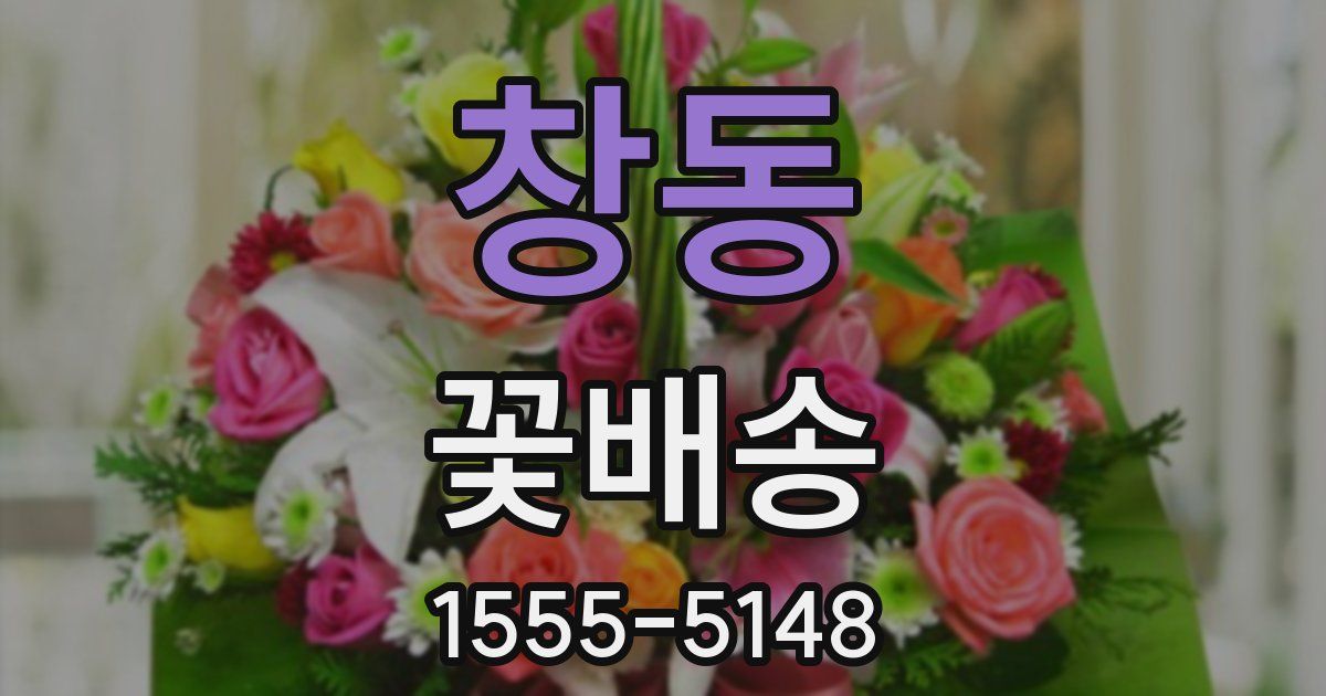 창동 꽃배송