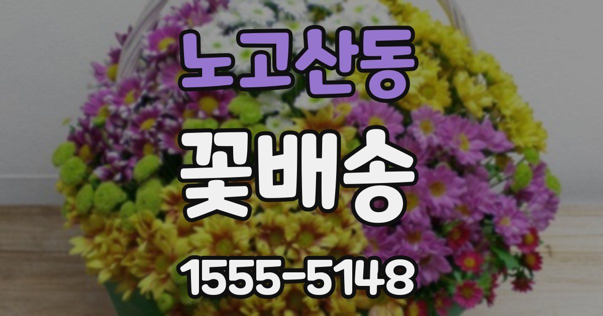 노고산동 꽃배송