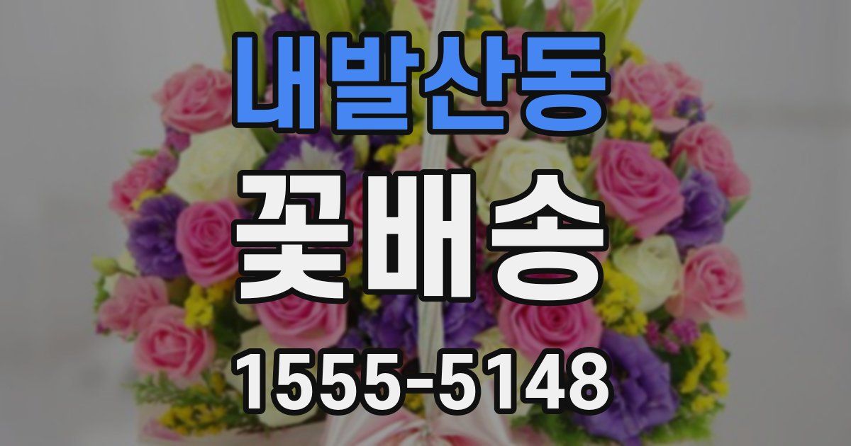 내발산동 꽃배송