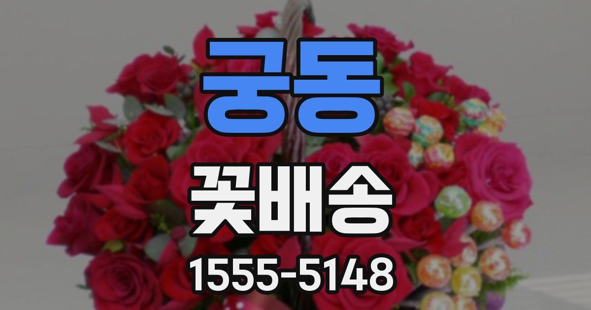 궁동 꽃배송