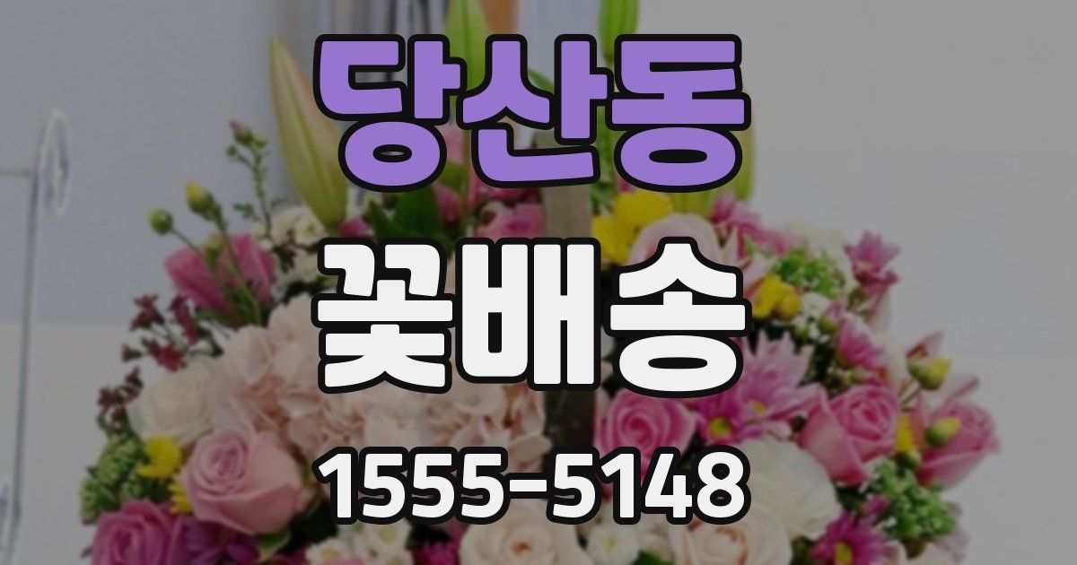 당산동 꽃배송