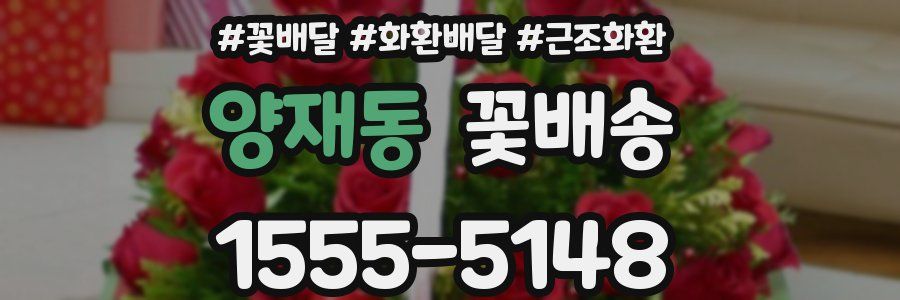 양재동 꽃배송