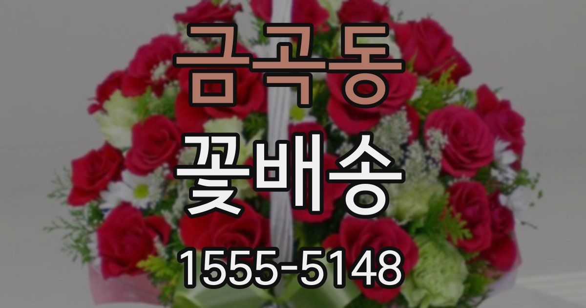 금곡동 꽃배송