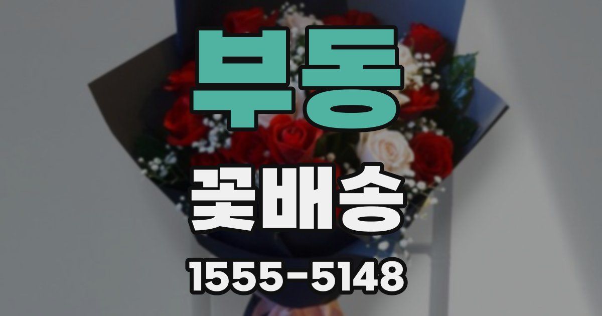 부동 꽃배송