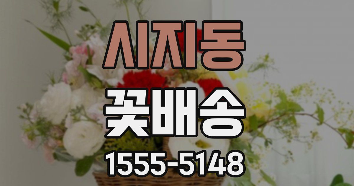 시지동 꽃배송