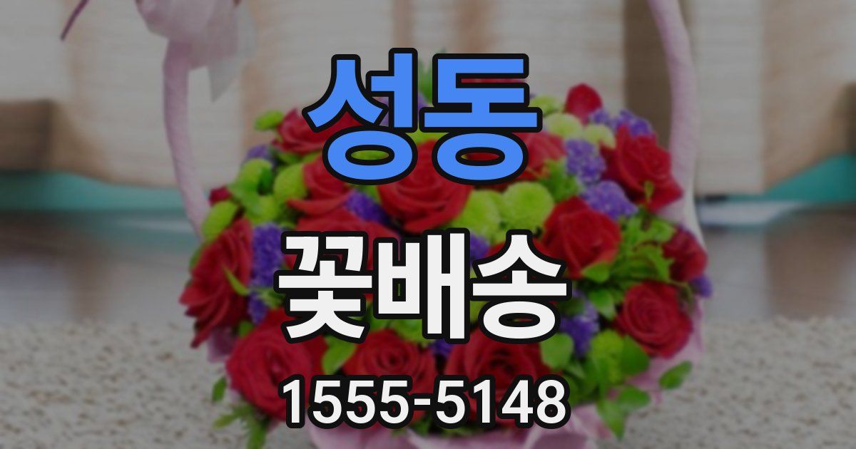 성동 꽃배송